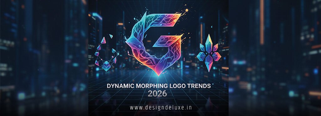 Dynamic morphing logo design trends 2026
