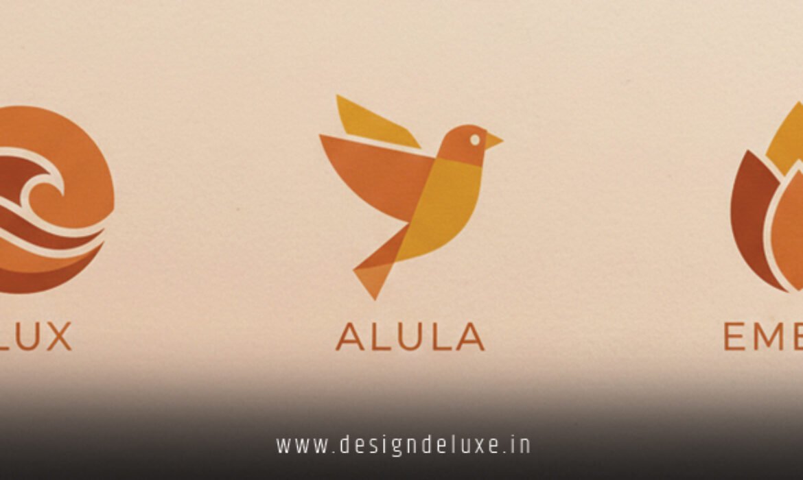 Neo Minimalism Logo Design with Warm Tones