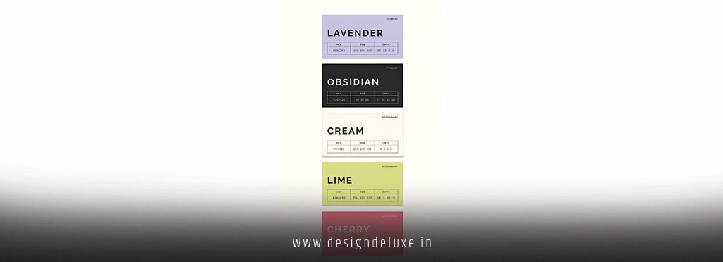 Bold Color Palette Stationery Branding 2026