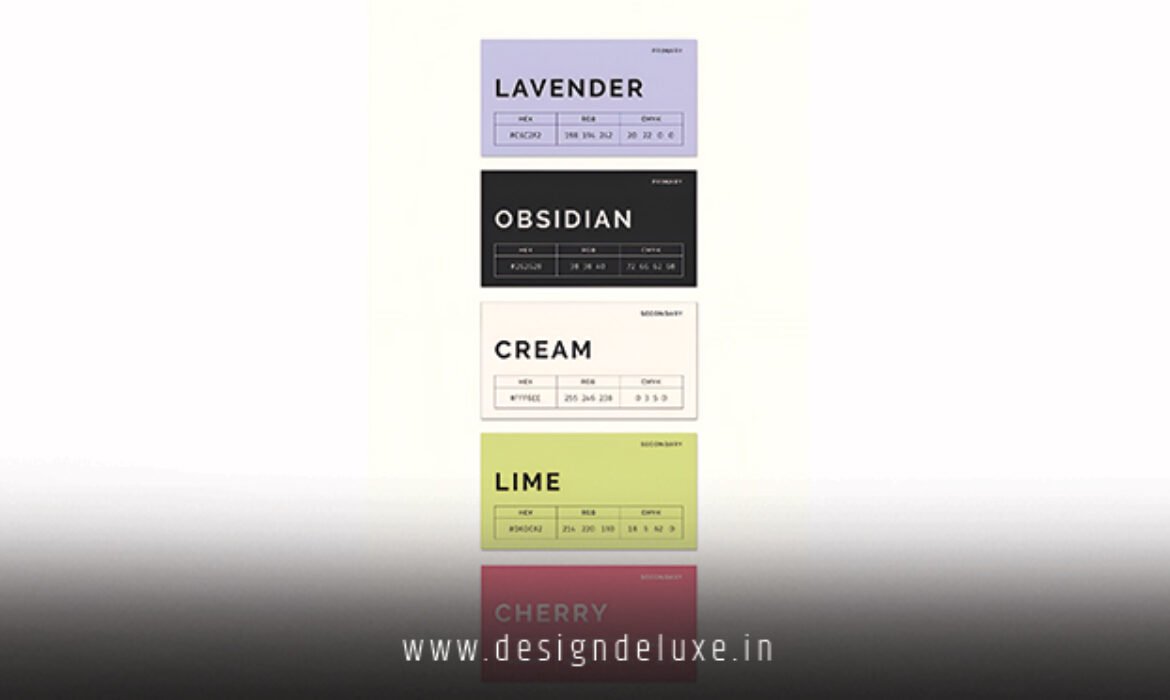 Bold Color Palette Stationery Branding 2026