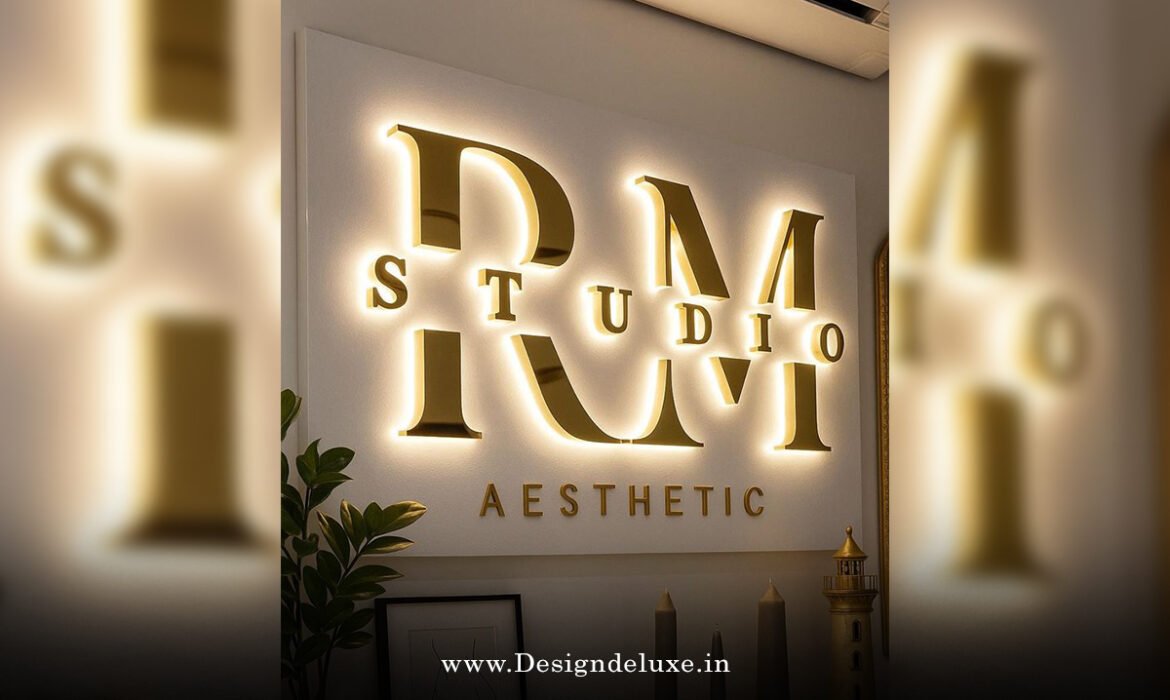 Custom led backlit acrylic signs for retail