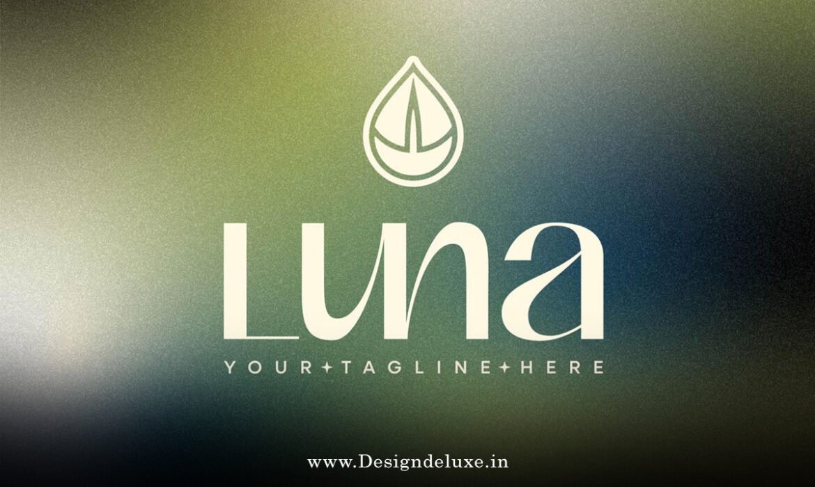 Fluid organic shape professional logo creation