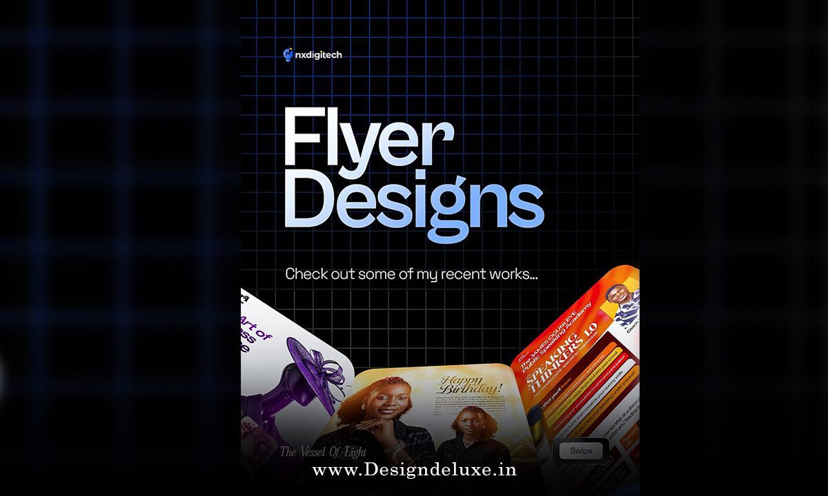 Flyer design ideas with imperfect by design style
