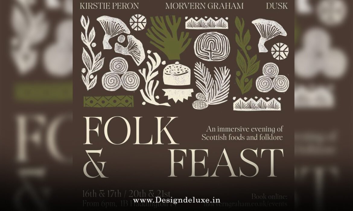 Modern flyer templates with naive design style