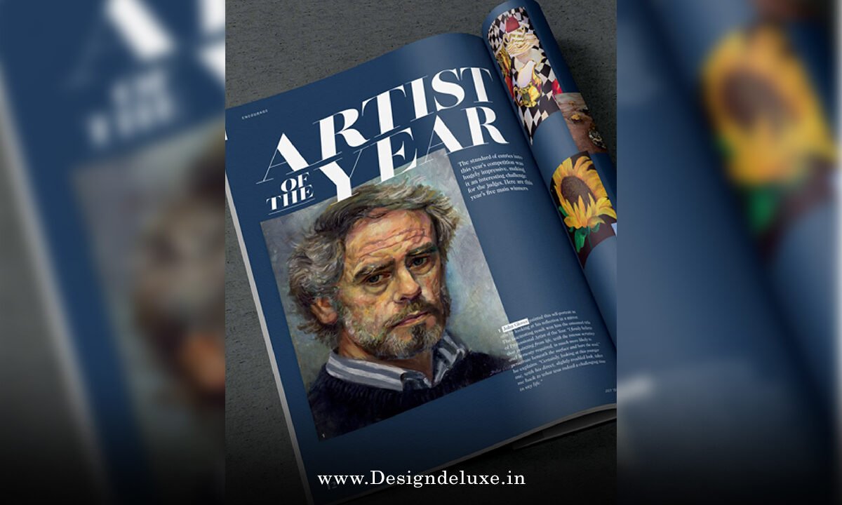 Tactile craft inspired magazine layout ideas