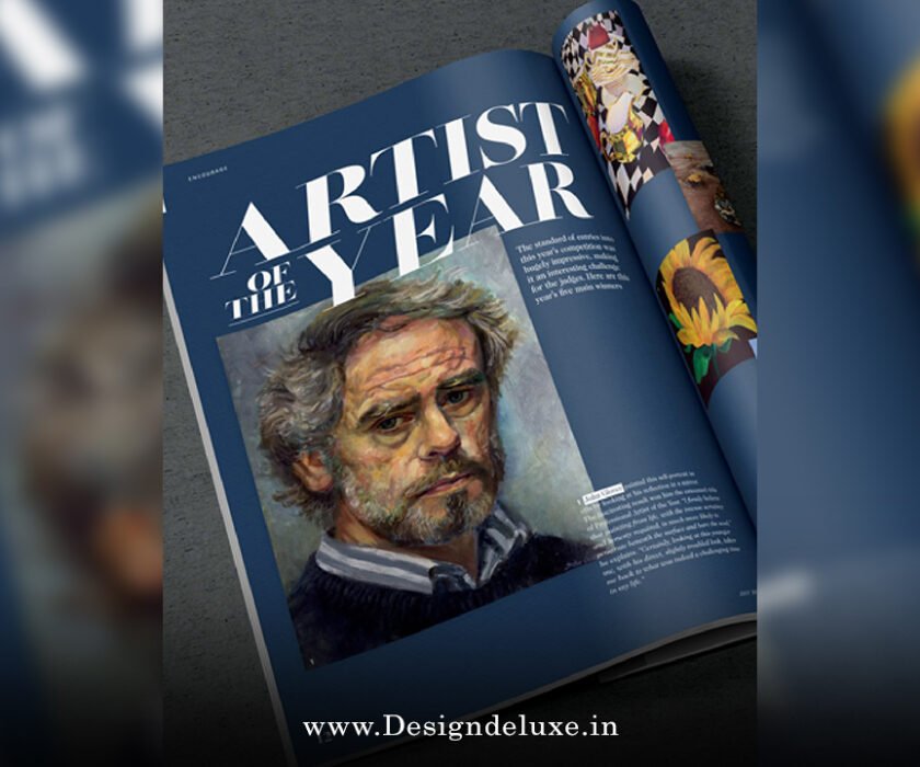 Tactile craft inspired magazine layout ideas