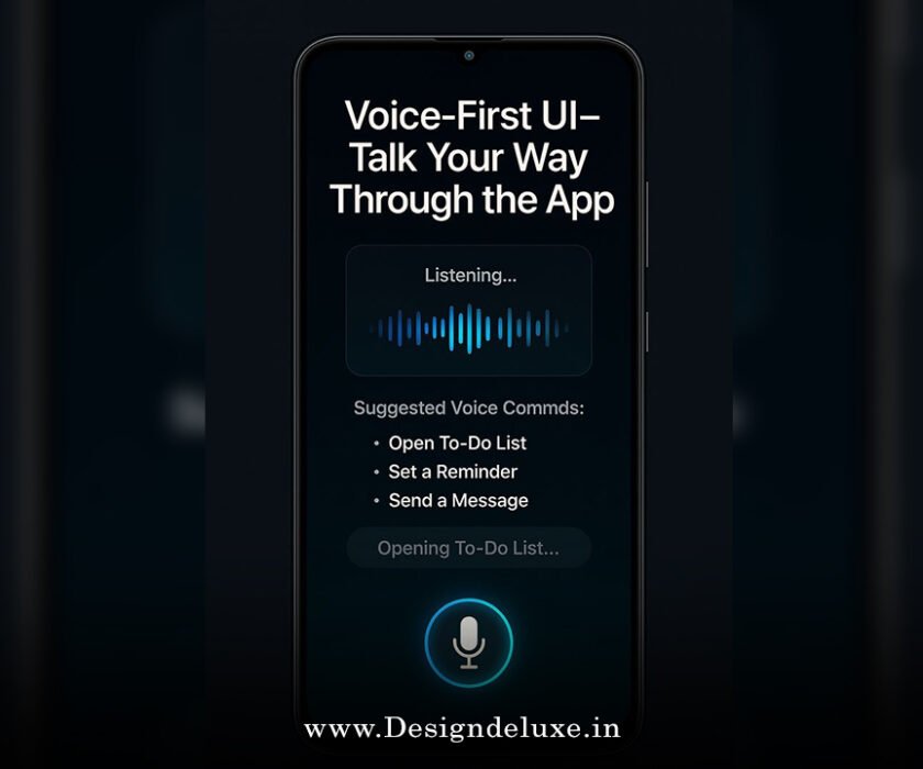Voice First Conversational UI for Mobile Apps