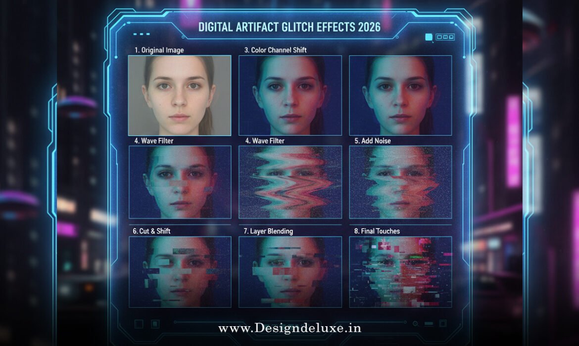 How to Add Digital Artifacts Glitch Effects 2026