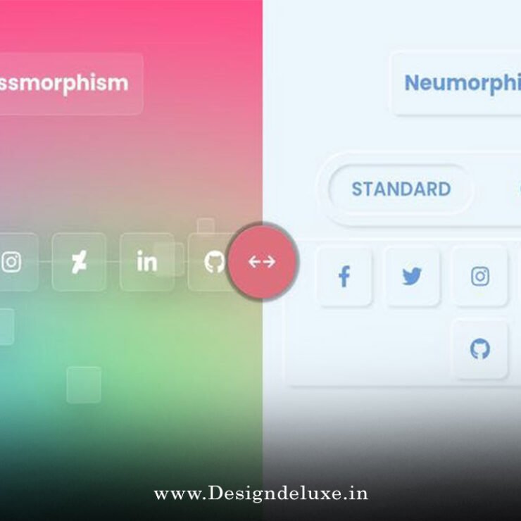 Neumorphism vs Glassmorphism in UI Design