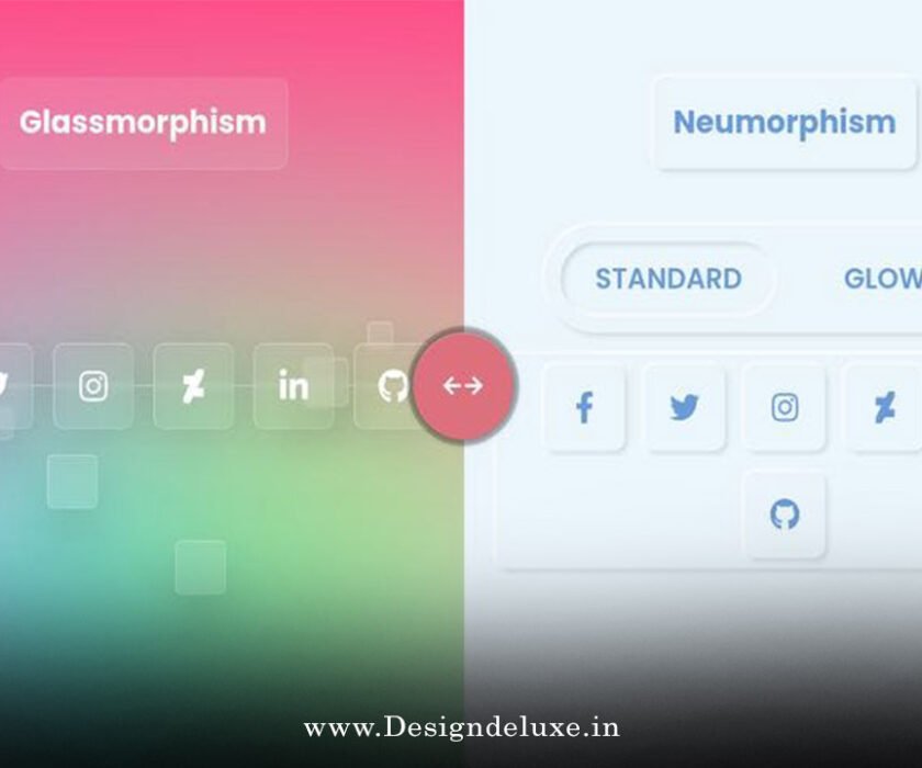 Neumorphism vs Glassmorphism in UI Design