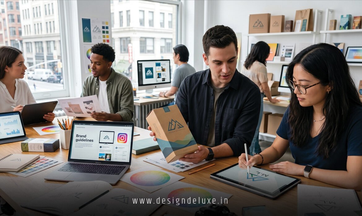 Affordable digital marketing for logo brand design and custom packaging