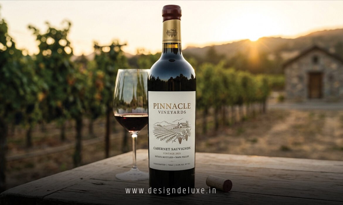 Custom Wine Bottle Label Design