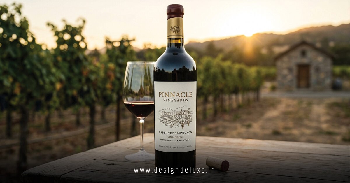 Custom Wine Bottle Label Design