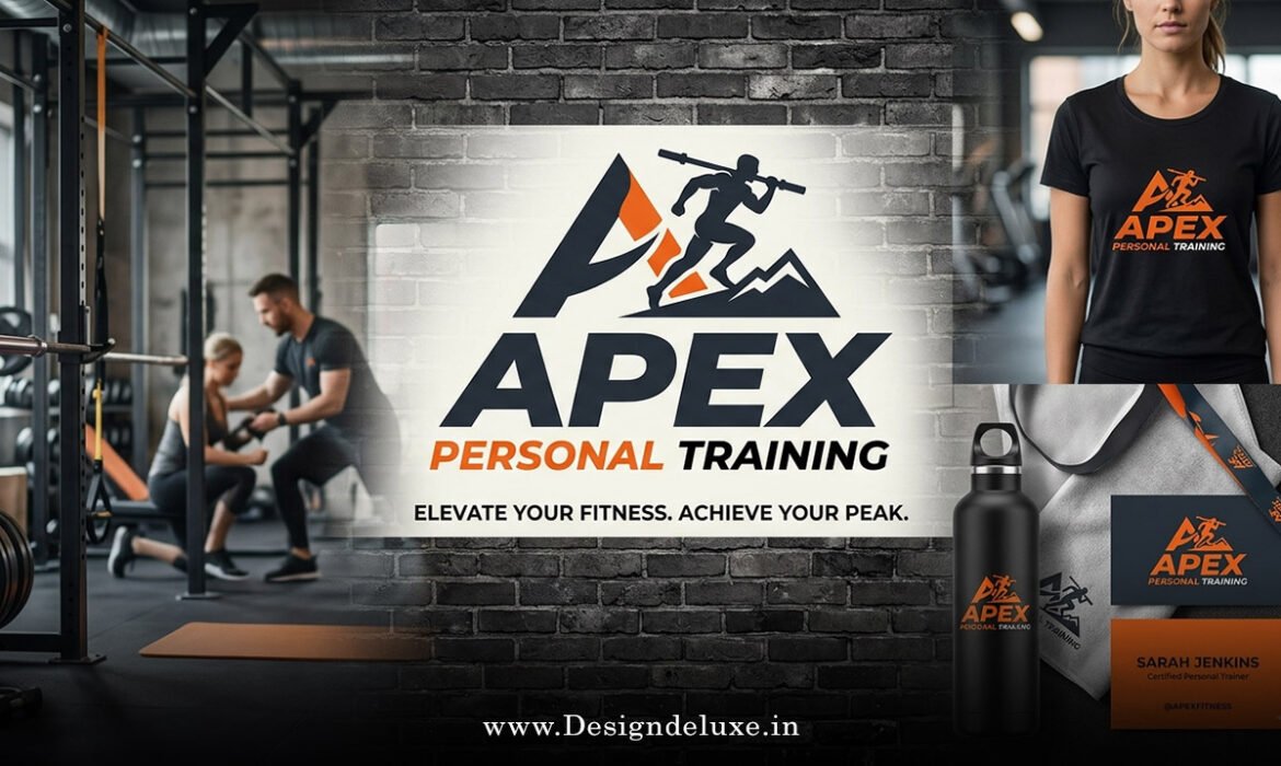 Fitness gym logo design and branding for personal trainers