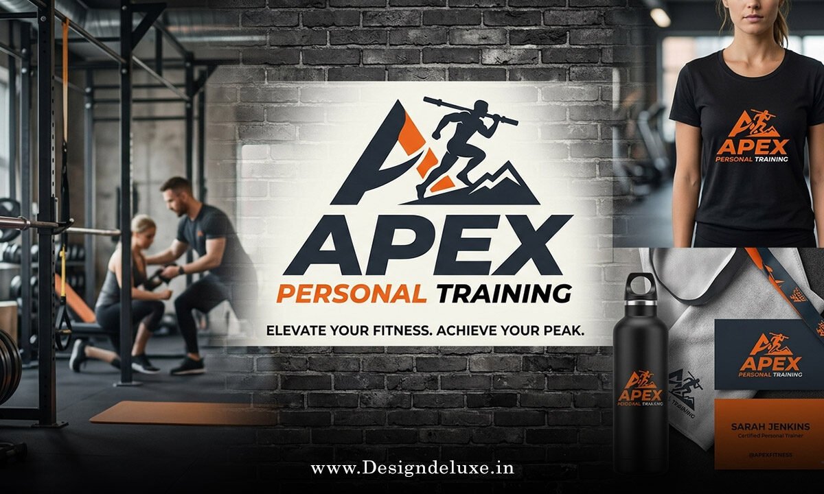 Fitness gym logo design and branding for personal trainers