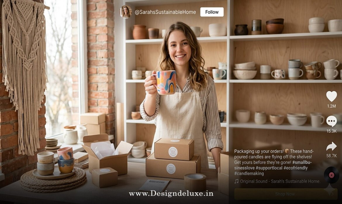 TikTok video ad creative design for small ecommerce brands