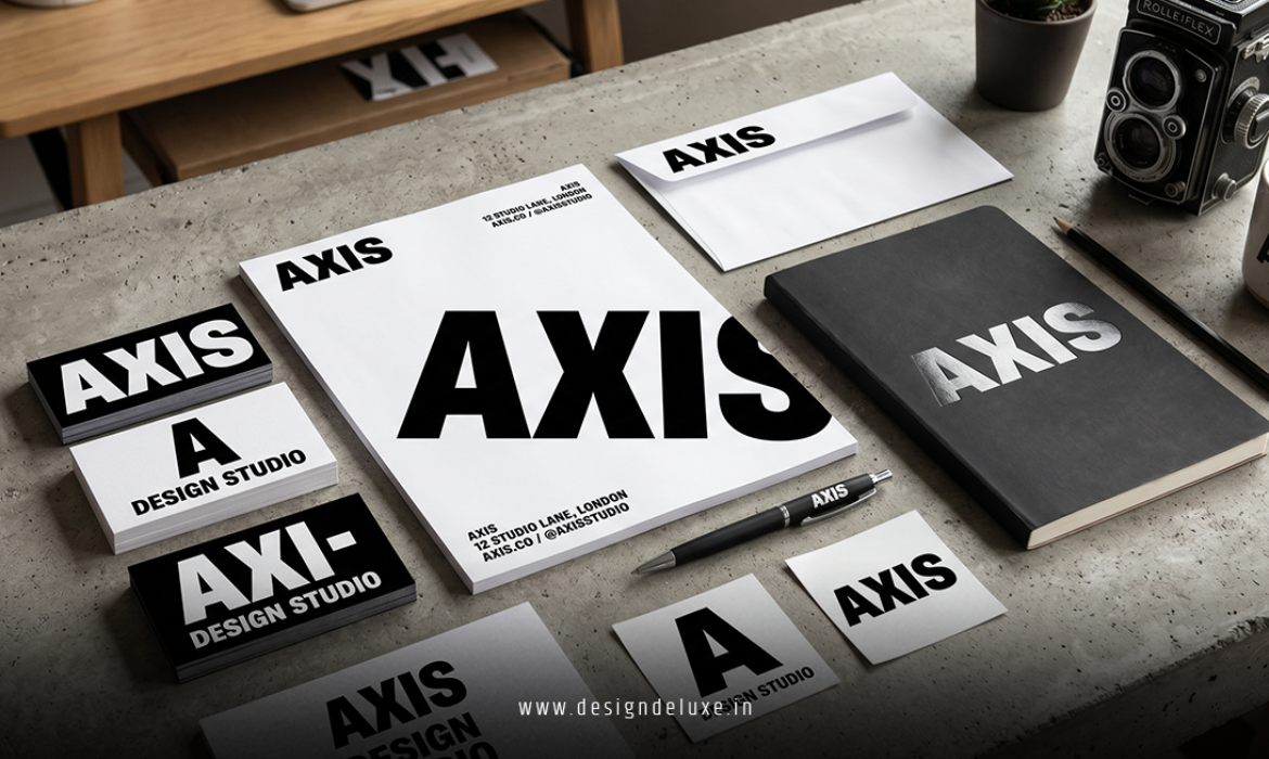 Bold Typography Branding Package Web Social Media Ads