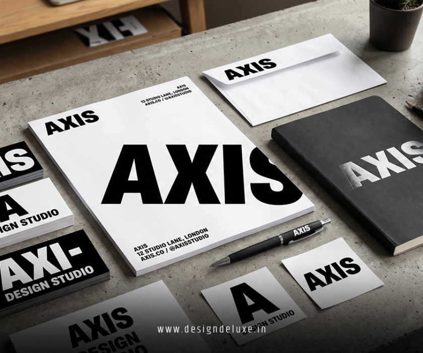 Bold Typography Branding Package Web Social Media Ads