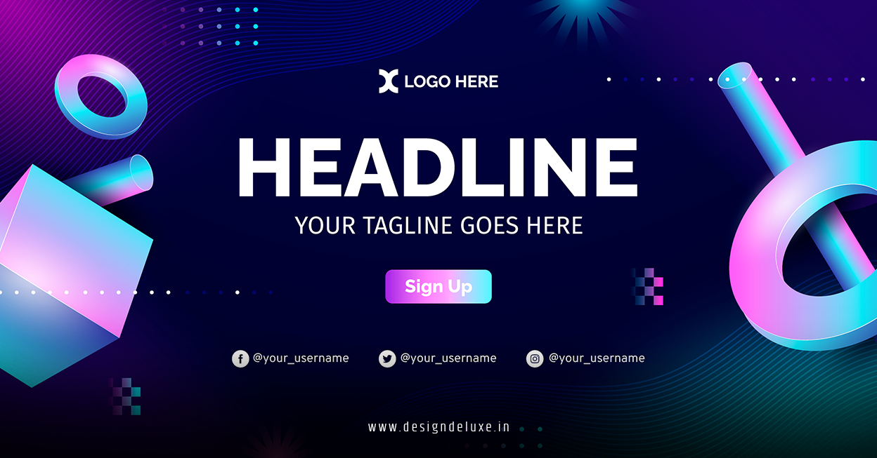 Immersive 3D web design banner ads motion graphics