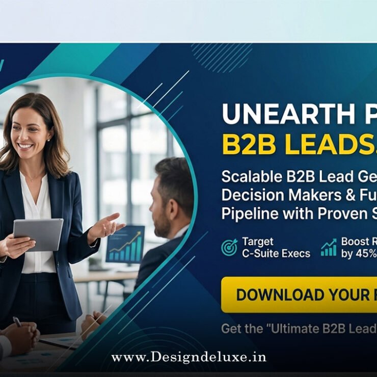LinkedIn ad creative design for B2B lead generation campaigns