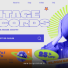 Retro futurism branding package sustainable packaging web design