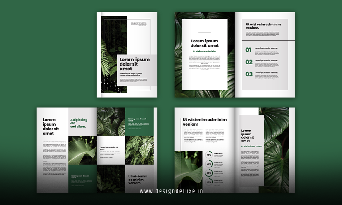 Magazine layout design and print advertising services for businesses