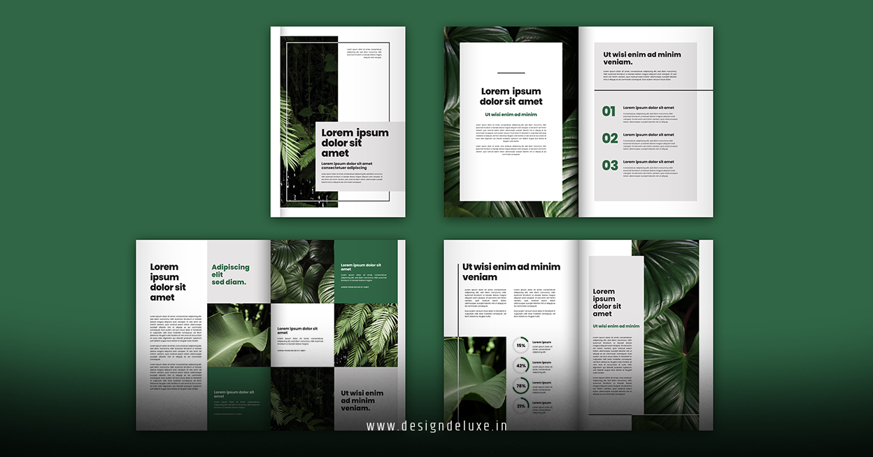 Magazine layout design and print advertising services for businesses