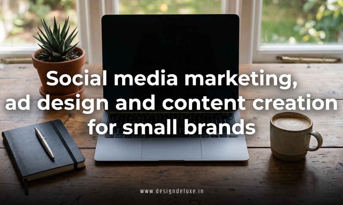 Social media marketing, ad design and content creation for small brands