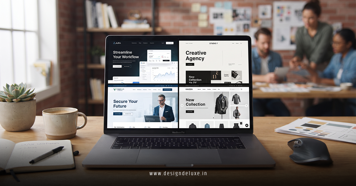 Professional website design and social media advertising graphics