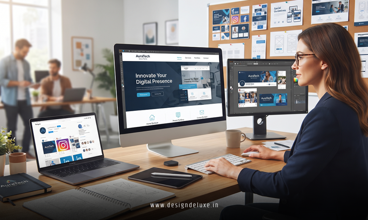 Professional website design, advertising banners and social media graphics for businesses