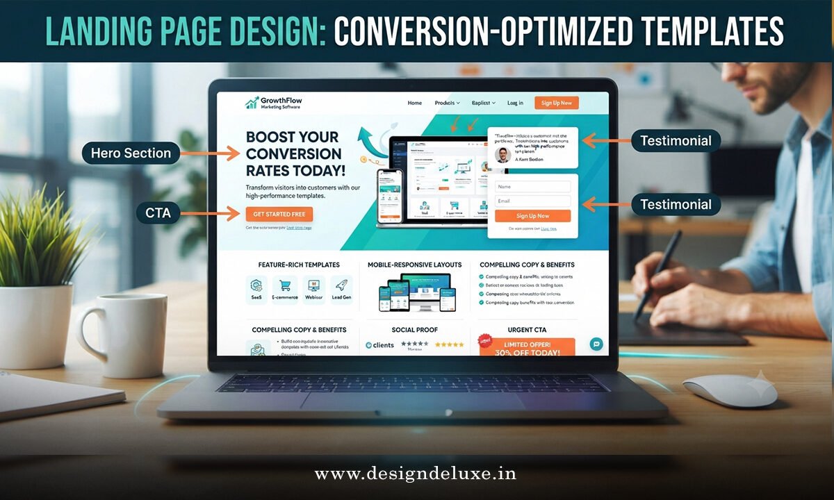 Landing Page Design: Conversion-Optimized Templates