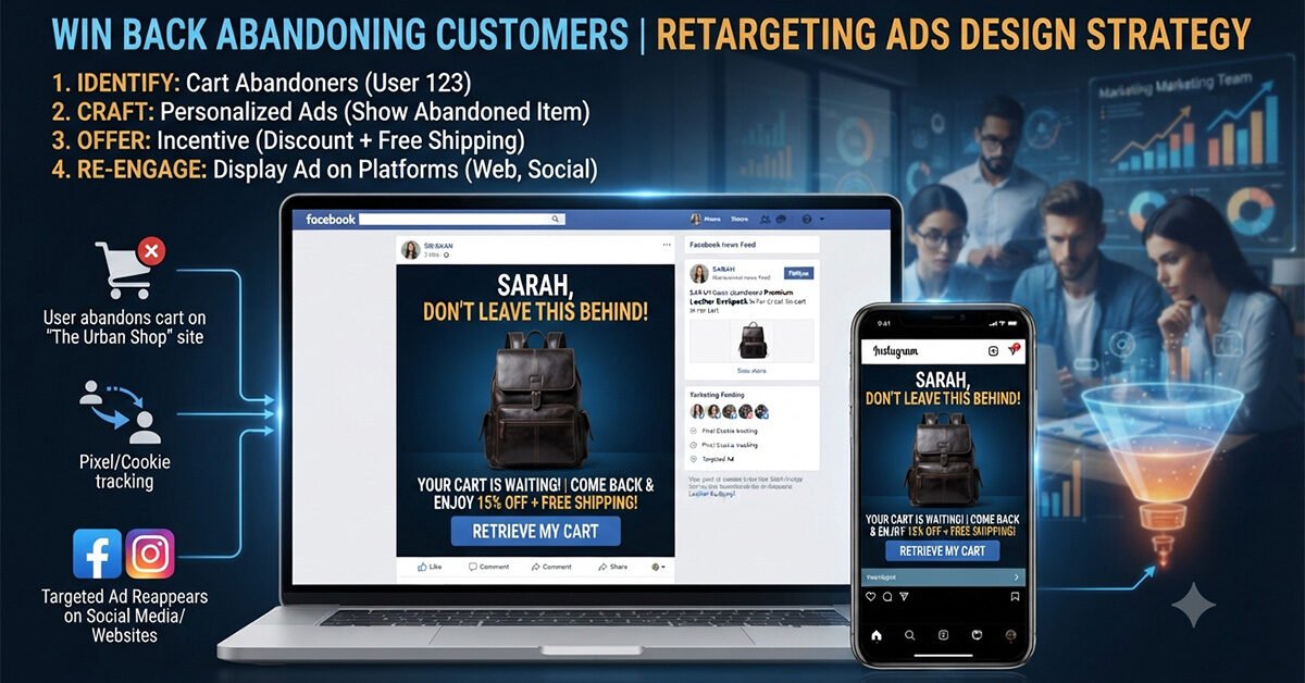 Retargeting Ads Design: Win Back Abandoning Customers